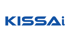 Kissai logo plain blue transparent